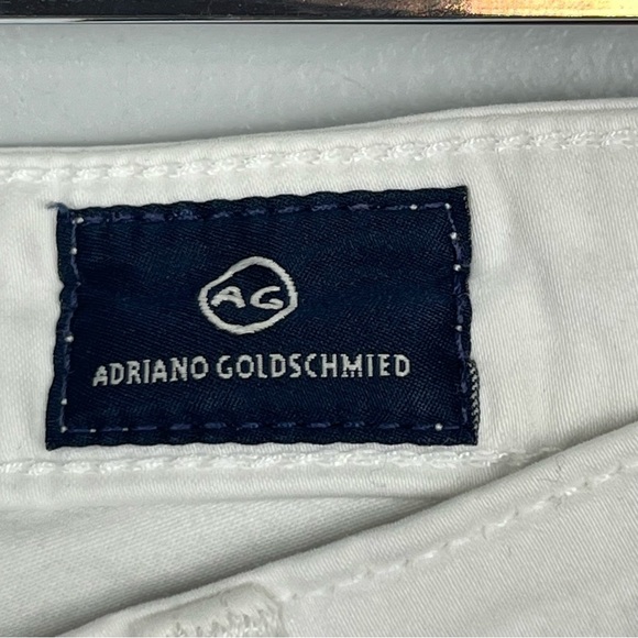 Adriano Goldschmied white The Prima mid-rise cigarette pants, size 31. - Picture 5 of 11